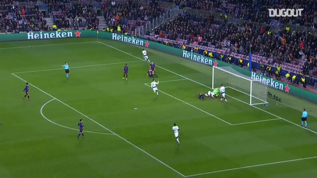 Lucas Moura slides home crucial equaliser against FC Barcelona